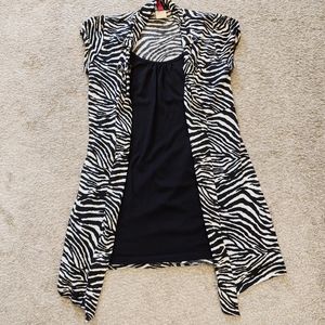 Size L Zebra Print Tunic